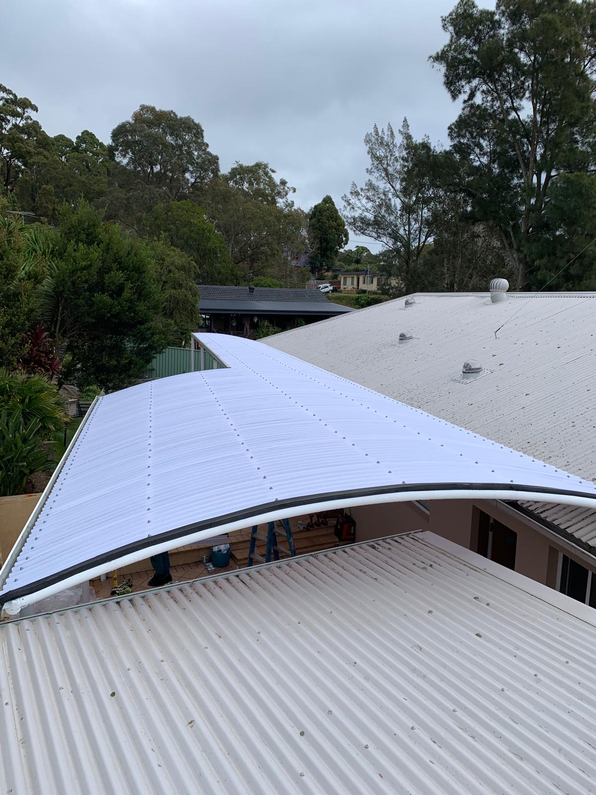 Curved Roof Aerial View